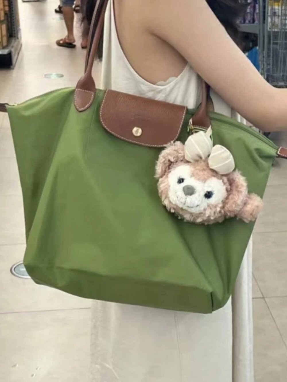 Green Large Capacity Everyday Tote Bag 1899